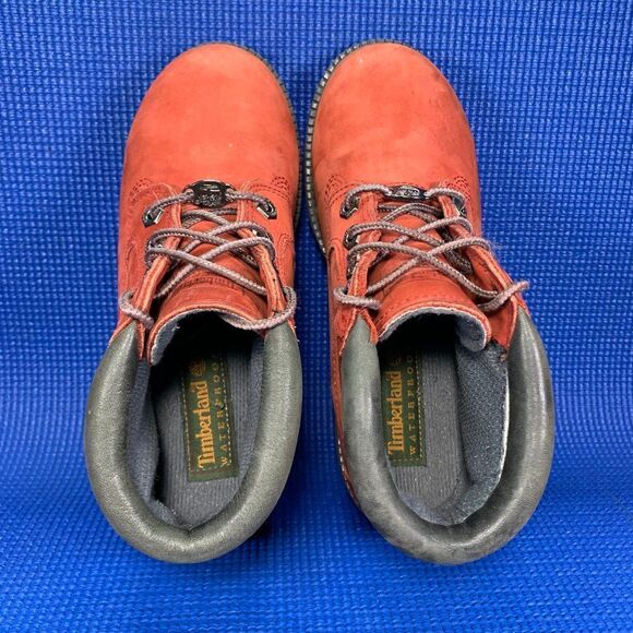 Timberland Nellie Chukka Women`s Size 6 - Red Waterproof Winter Boots 22387 - Picture 6 of 8